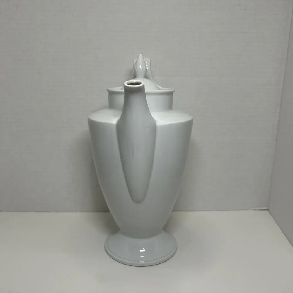 Vtg Furstenberg Porcelain White Tall 10